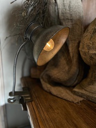 Klemlamp &quot;brons&quot;
